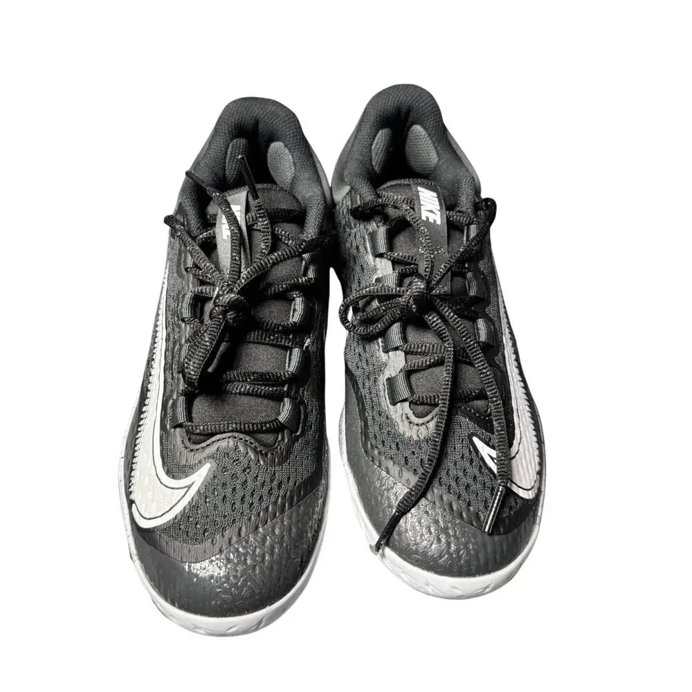 Nike Alpha Huarache Elite 4 MCS Baseball Cleat Black White FD6221-003 Sz 15